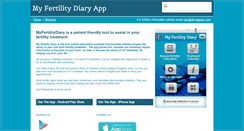 Desktop Screenshot of myfertilitydiary.com
